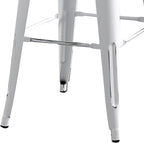 AC Pacific 30” Metal Barstool Set of 2 – Country Rustic Style - Image 8