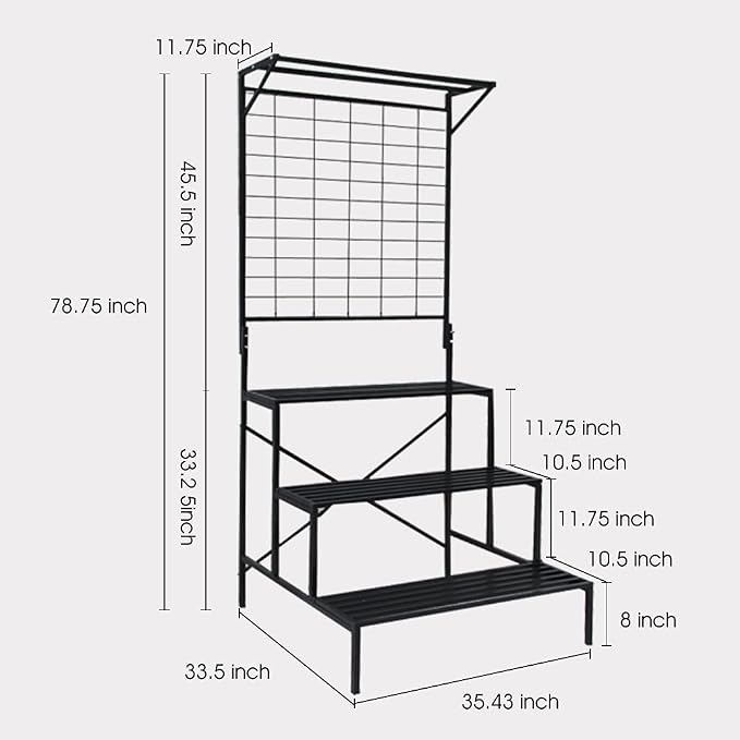 Zhongma 3 Tier Large Heavy Duty Plant Stand - Image 6
