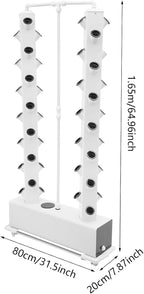 Hydroponic Growing System Kit, 56-Plant Hydroponic Tower Indoor Herb Garden - Image 6