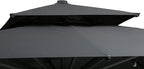 Outsunny 10ft Offset Patio Umbrella, Hanging Cantilever Umbrella, Square Shape - Image 9