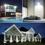 USTELLAR 3 Pack 80W LED Flood Lights Outdoor Hardwired Bright 800W Equiv. - Image 7