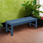 Stoog Outdoor Bench, 2-Person Patio Dining Bench, Waterproof Garden Bench - Image 2