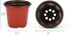 JERIA 200-Pack 4 Inch Plastic Nursery Pots Come - Image 2