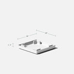 Veradek Nobleton Indoor/Outdoor Wide Square Planter - Image 9