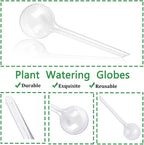 10 Pcs Clear Plant Watering Globes, Plastic Self-Watering Bulbs, Flower - Image 3