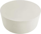 Modway Brion 34 Inch Round Concrete Coffee Table – Indoor/Outdoor Tapered - Image 9