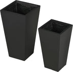 Outsunny 2-Pack Outdoor Planter Set, Flower Pots - Image 8