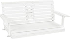Poly Lumber 2-Seat Porch Swing, HIPS 4.5-Feet Bench Swing - Image 8