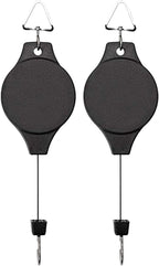 Pack Plant Hook Pulley, Retractable Plant Hanger Easy Reach Hanging Flower by Lythor