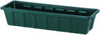 Root & Vessel Poly-Pro Plastic Flower Box Planter, Hunter Green by Novelty