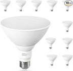 10 Pack PAR38 LED Flood Light Bulbs Outdoor, 100W Equivalent, Daylight White by GvvooHome