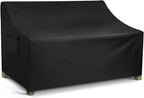 WLEAFJ Patio Sofa Cover Waterproof, Outdoor Loveseat Cover, Heavy Duty Outdoor by WLEAFJ