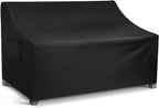 WLEAFJ Patio Sofa Cover Waterproof, 3-Seater Outdoor Sofa, Heavy Duty Deep by WLEAFJ