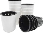 OJYUDD 8 Pack 4 Inch Self Watering Plastic Planter - Image 6
