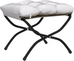 15" Foldable Foot Stool Ottoman - Image 4