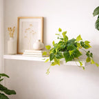 alyptus Fake Pothos Hanging Plants – Set of 2 Faux Ivy Vines Realistic Silk - Image 6