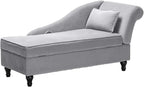 Yongqiang Storage Chaise Lounge Indoor Upholstered Sofa Recliner Lounge Chair - Image 5