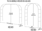 Adorox Metal Garden Arch Trellis - Image 7