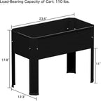 Raised Garden Bed with Tall Legs, Elevated Metal Planter Box - Image 2