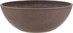 PSW Pot Collection M25C 10-inch Plastic/Stone/Wood Composite Low Bowl Planter – by PSW