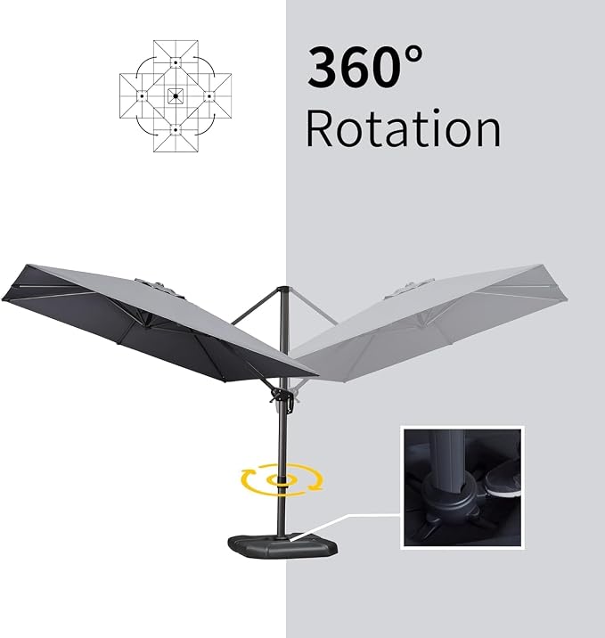 PURPLE LEAF 10' X 13' Patio Umbrella - Image 7