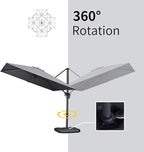 PURPLE LEAF 10' X 13' Patio Umbrella - Image 7