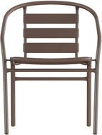 Flash Furniture Lila Metal Restaurant Stack Chairs - Image 8