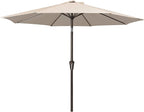 JEAREY 9FT Outdoor Patio Umbrella Market Umbrella by JEAREYOutdoorsCollection