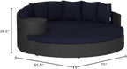 Modway Sojourn Wicker Rattan Outdoor Patio Sunbrella Fabric Daybed in Canvas - Image 3