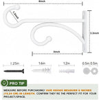 2Pack 6 Inch Plant Hangers for Hanging Baskets, Hanger for Indoor and Outdoor - Image 3