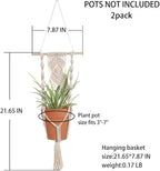Artilady Boho Macrame Plant Hangers - Image 4
