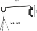 15" 360° Swivel Plant Hanger - Image 2
