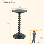Round Side Table, Small Drink Table - Image 3