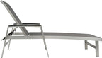 Christopher Knight Home Patio Aluminum Chaise Lounge, Adjustable Mesh Chaise - Image 5