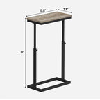 TUTOTAK End Table, Side Table, Tall Couch Table, Sofa Table, Living Room - Image 9