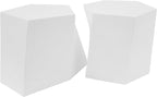 Christopher Knight Home Skyles Coffee Table Set of 2, Geometric Lightweight - Image 7