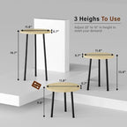 Plant Stand Indoor Tall: Corner Wood Plant Stand 2 Pack Mid Century Modern Decor - Image 2