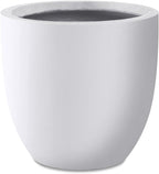 Kante 14 Inch Dia Round Concrete Planter, Indoor Outdoor Large Plant Pot by Kante
