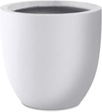 Kante 16.5" Dia Round Concrete Planter, Large Outdoor Modern Indoor Decorative by Kante