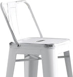 AC Pacific 30” Metal Barstool Set of 2 – Country Rustic Style - Image 6