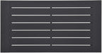Modway Tahoe Aluminum Outdoor Patio Coffee Table in Gray - Image 2