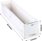 Efavormart 30"x6" Whitewash Wood Planter Box - Image 3