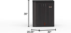 Suncast Heavy-Duty Resin Outdoor Storage Cabinet, Made in The USA - Image 3
