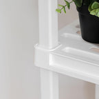 IRIS USA 4-Shelf Light Duty Plastic Storage Shelves, 200lb Capacity, Medium - Image 8