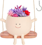 Swing Face Hanging Planter Pot by Unknown