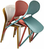 2xhome Set of 2 Patio Dining Chairs | Modern Stackable Outdoor Pool Side Chair - Image 5