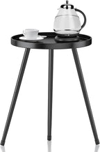 SYQ Round Metal Side Table Small End Table by SYQ