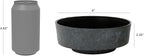 The HC Companies 6 Inch Round Plastic Succulent Capri Bowl 6"x6"x2.25" in Faux - Image 4