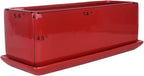 Vencer 14 Inch Rectangular Modern Minimalist Ceramic Succulent Planter Pot - Image 4
