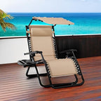 Best Choice Products Folding Zero Gravity Outdoor Recliner Patio Lounge Chair - Image 2